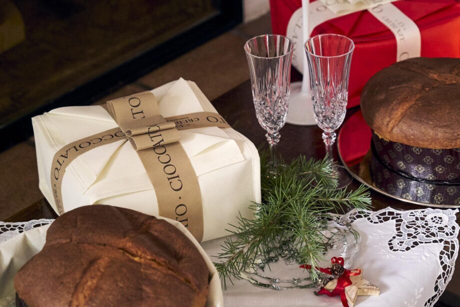 Scatola regalo porta panettone (Sacco cadeau)