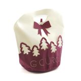 Porta panettone busta fiocco decoro