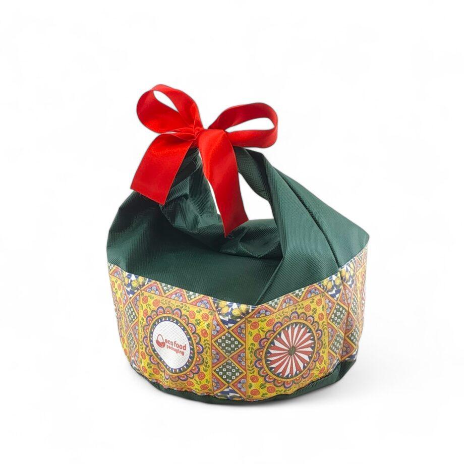 Confezione per panettone con nastro