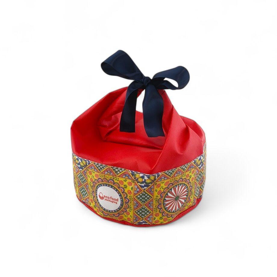 Confezione per panettone con nastro